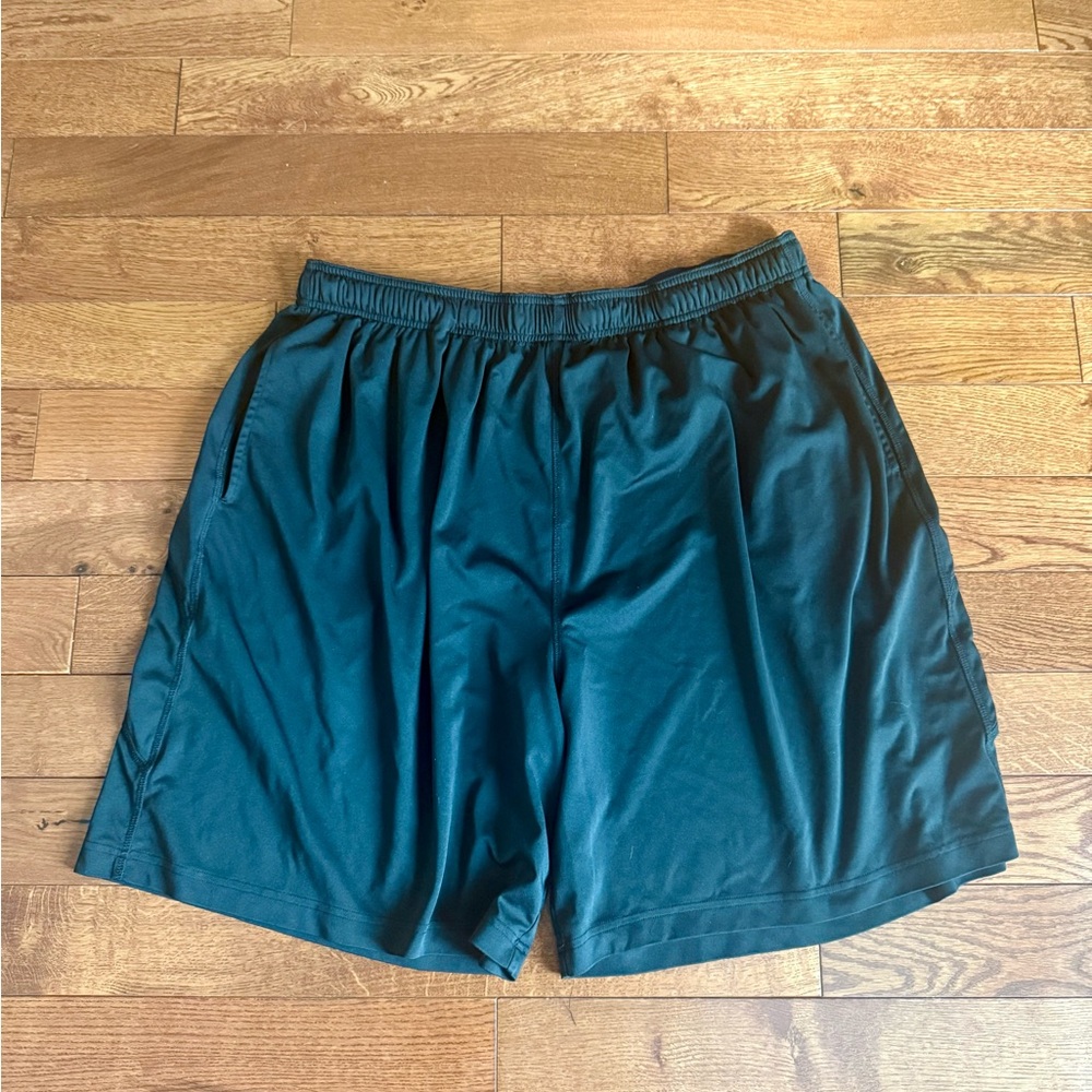 Men's Athletic Shorts in Deep Teal - Breathable Performance